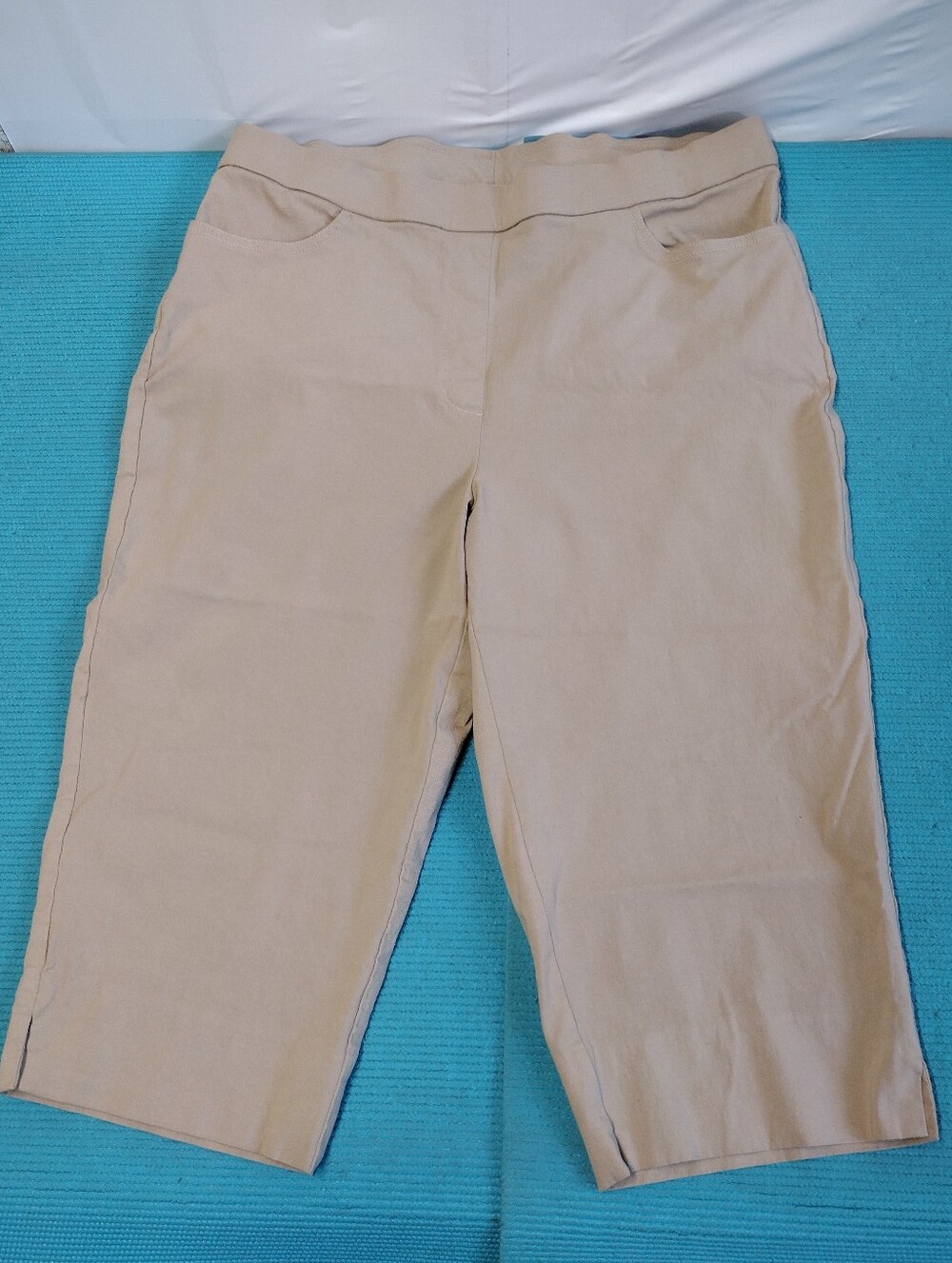 Alfred Dunner Stretch Pull-On Capri Pants Tummy Control - 16